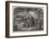 The Cotton Famine, Shop for Mill-Hands at Mr Birley's Mill, Manchester-null-Framed Giclee Print