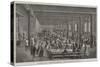 The Cotton Famine, Working Men's Dining-Hall, Gaythorn Cooking-Depot, Manchester-null-Stretched Canvas