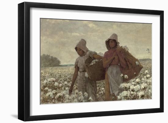 The Cotton Pickers, 1876-Winslow Homer-Framed Giclee Print