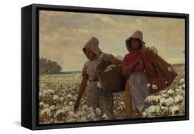 The Cotton Pickers-Winslow Homer-Framed Stretched Canvas