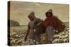 The Cotton Pickers-Winslow Homer-Stretched Canvas