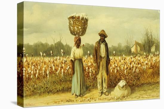 The Cotton Pickers-William Aiken Walker-Stretched Canvas