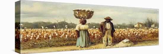 The Cotton Pickers-William Aiken Walker-Stretched Canvas