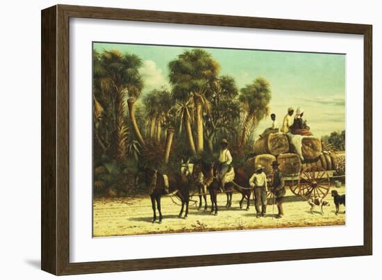 The Cotton Wagon-William Aiken Walker-Framed Giclee Print