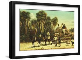 The Cotton Wagon-William Aiken Walker-Framed Giclee Print