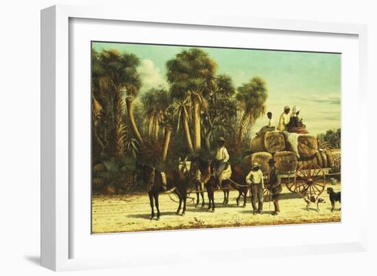 The Cotton Wagon-William Aiken Walker-Framed Giclee Print