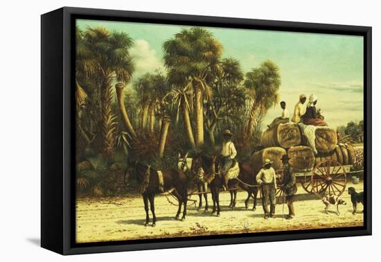 The Cotton Wagon-William Aiken Walker-Framed Stretched Canvas