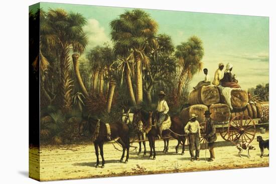 The Cotton Wagon-William Aiken Walker-Stretched Canvas