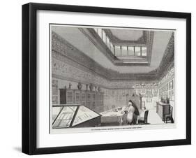 The Cottonian Library, Recently Annexed to the Plymouth Public Library-null-Framed Giclee Print