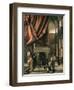 The Council Chamber of the Burgermasters-Pieter de Hooch-Framed Giclee Print