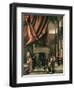 The Council Chamber of the Burgermasters-Pieter de Hooch-Framed Giclee Print