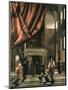 The Council Chamber of the Burgermasters-Pieter de Hooch-Mounted Giclee Print