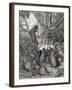 The Council Held by the Rats, from the Fables of La Fontaine, Engraved by Antoine Valerie…-Gustave Doré-Framed Premium Giclee Print