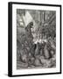 The Council Held by the Rats, from the Fables of La Fontaine, Engraved by Antoine Valerie…-Gustave Doré-Framed Premium Giclee Print