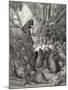 The Council Held by the Rats, from the Fables of La Fontaine, Engraved by Antoine Valerie…-Gustave Doré-Mounted Premium Giclee Print