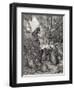 The Council Held by the Rats, from the Fables of La Fontaine, Engraved by Antoine Valerie…-Gustave Doré-Framed Giclee Print