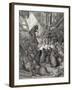 The Council Held by the Rats, from the Fables of La Fontaine, Engraved by Antoine Valerie…-Gustave Doré-Framed Giclee Print