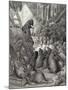 The Council Held by the Rats, from the Fables of La Fontaine, Engraved by Antoine Valerie…-Gustave Doré-Mounted Giclee Print