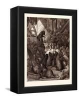 The Council Held by the Rats-Gustave Dore-Framed Stretched Canvas