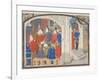 The Council of Clermont in 1095. Miniature from the Historia by William of Tyre, 1460S-null-Framed Giclee Print