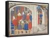 The Council of Clermont in 1095. Miniature from the Historia by William of Tyre, 1460S-null-Framed Stretched Canvas