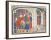 The Council of Clermont in 1095. Miniature from the Historia by William of Tyre, 1460S-null-Framed Giclee Print