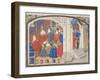 The Council of Clermont in 1095. Miniature from the Historia by William of Tyre, 1460S-null-Framed Giclee Print