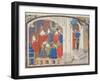 The Council of Clermont in 1095. Miniature from the Historia by William of Tyre, 1460S-null-Framed Giclee Print