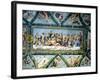 The Council of the Gods, Ceiling Decoration from the "Loggia of Cupid and Psyche," 1510-17-Giulio Romano-Framed Giclee Print