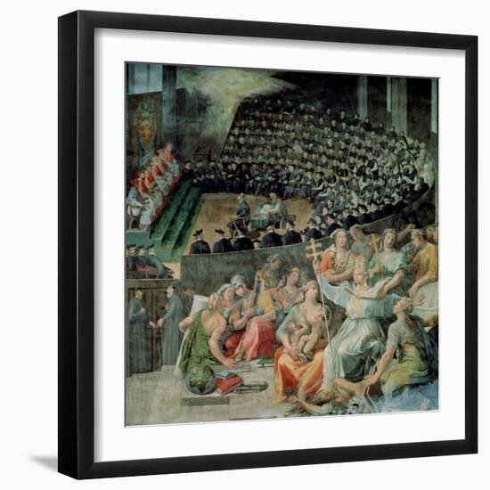 The Council of Trent, 1588-89-Pasquale Cati-Framed Giclee Print