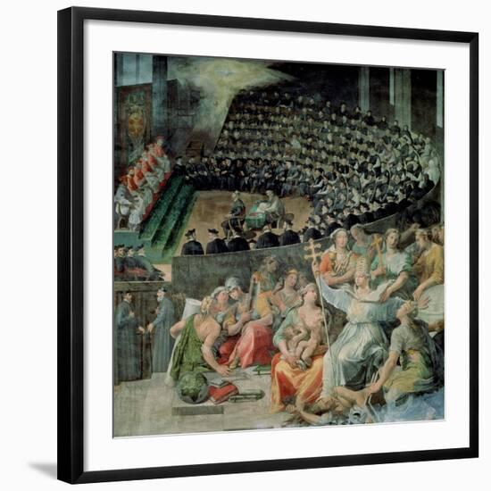 The Council of Trent, 1588-89-Pasquale Cati-Framed Giclee Print