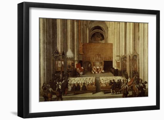 The Council of Trent-Titian (Tiziano Vecelli)-Framed Giclee Print