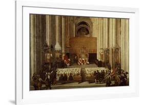 The Council of Trent-Titian (Tiziano Vecelli)-Framed Giclee Print