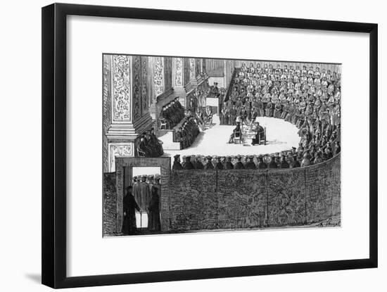 The Council of Trent-null-Framed Art Print