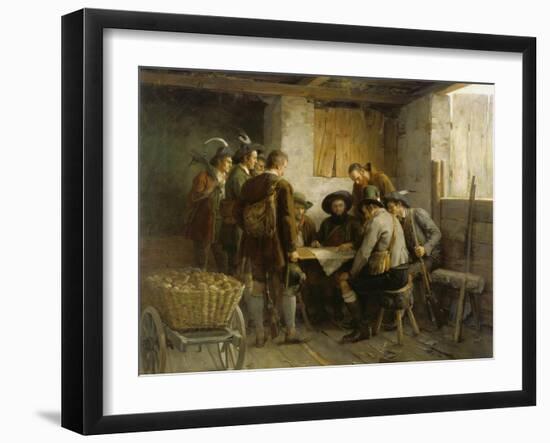 The Council of War of Andreas Hofer-Franz Von Defregger-Framed Giclee Print