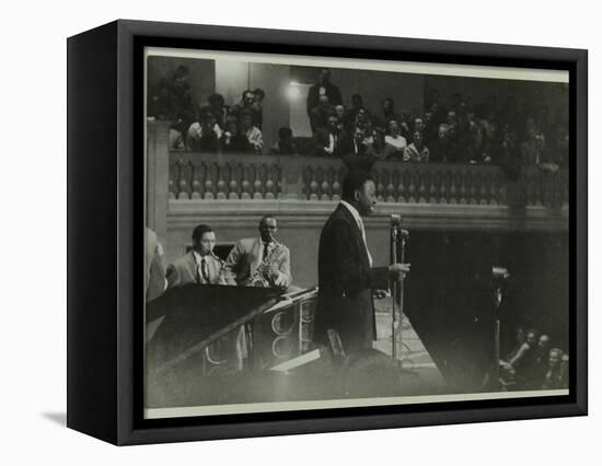 The Count Basie Orchestra in Concert, C1950S-Denis Williams-Framed Stretched Canvas