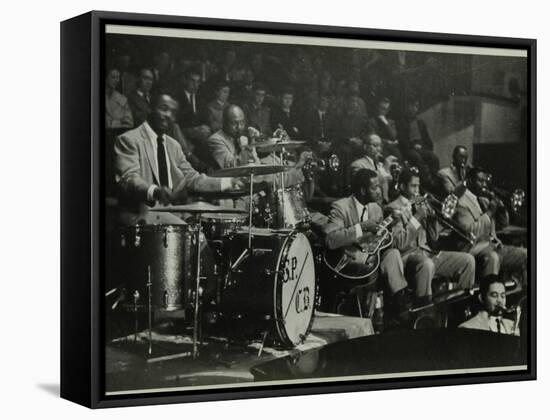 The Count Basie Orchestra in Concert, C1950S-Denis Williams-Framed Stretched Canvas