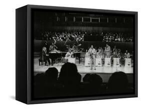 The Count Basie Orchestra Performing at the Royal Festival Hall, London, 18 July 1980-Denis Williams-Framed Stretched Canvas