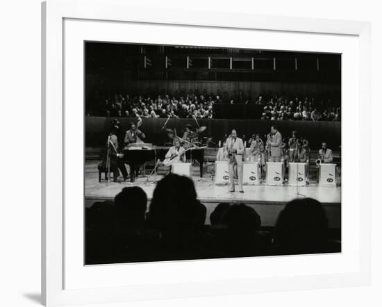 The Count Basie Orchestra Performing at the Royal Festival Hall, London, 18 July 1980-Denis Williams-Framed Photographic Print