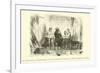 The Count De La Blanche-Epine and His Companions Engaged in their Scientific Labours-Édouard Riou-Framed Giclee Print