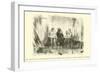 The Count De La Blanche-Epine and His Companions Engaged in their Scientific Labours-Édouard Riou-Framed Giclee Print