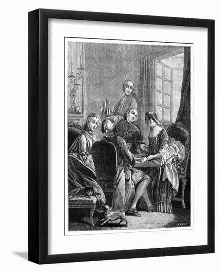 The Count in the Living Room-Eisen-Framed Giclee Print