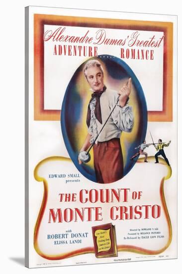 The Count of Monte Cristo, Robert Donat, 1934-null-Stretched Canvas