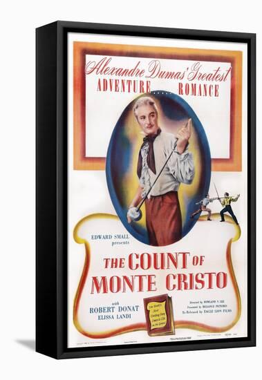 The Count of Monte Cristo, Robert Donat, 1934-null-Framed Stretched Canvas