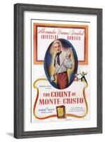 The Count of Monte Cristo, Robert Donat, 1934-null-Framed Art Print