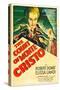 THE COUNT OF MONTE CRISTO, Robert Donat on US psoter art, 1934.-null-Stretched Canvas