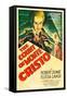 THE COUNT OF MONTE CRISTO, Robert Donat on US psoter art, 1934.-null-Framed Stretched Canvas