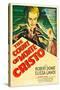 THE COUNT OF MONTE CRISTO, Robert Donat on US psoter art, 1934.-null-Stretched Canvas