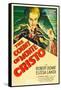 THE COUNT OF MONTE CRISTO, Robert Donat on US psoter art, 1934.-null-Framed Stretched Canvas