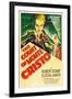 THE COUNT OF MONTE CRISTO, Robert Donat on US psoter art, 1934.-null-Framed Art Print